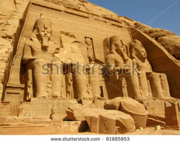 pharaoh ramses ii sandstone temples